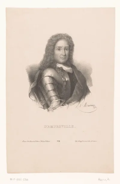 Portret van Charles François Davy, markies van Amfreville