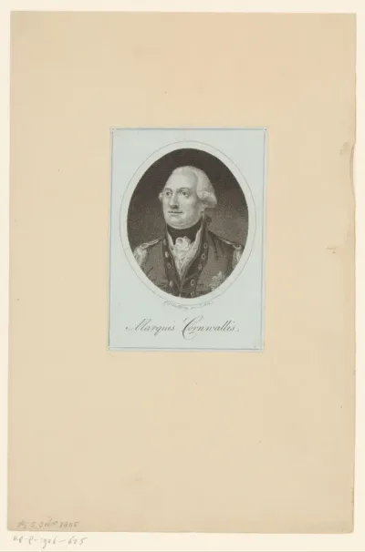 Portret van Charles, graaf van Cornwallis