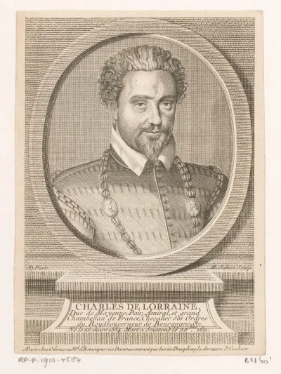 Portret van Charles graaf van Mayenne