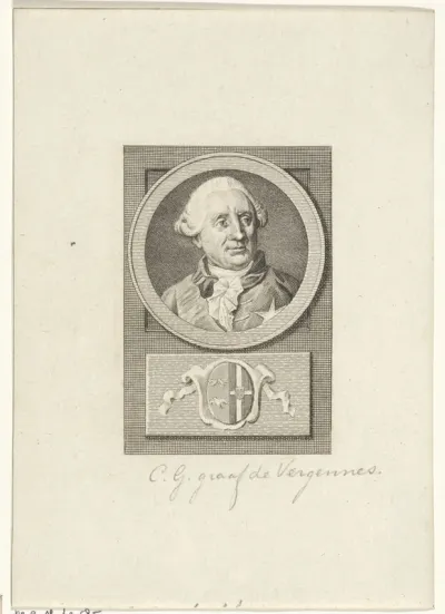Portret van Charles Gravier, graaf van Vergennes