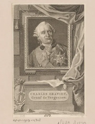 Portret van Charles Gravier