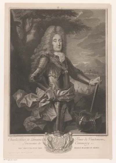Portret van Charles Henri de Lorraine-Vaudemont