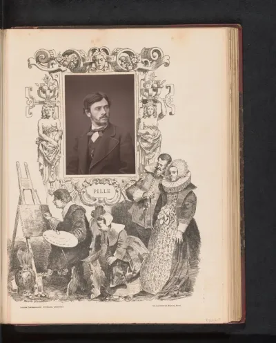 Portret van Charles Henri Pille