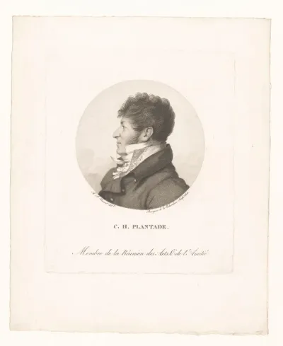 Portret van Charles Henri Plantade