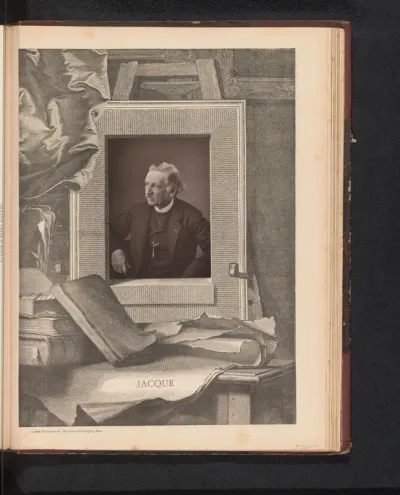 Portret van Charles Jacque