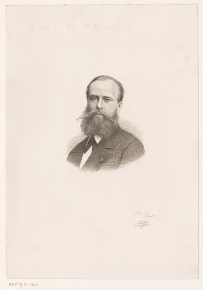 Portret van Charles Jacques Édouard Morren