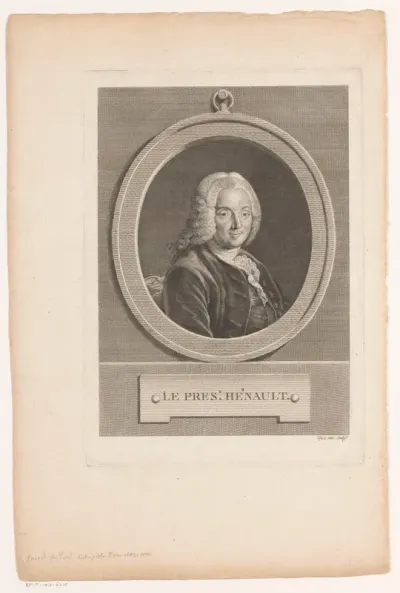 Portret van Charles-Jean-François Hénault