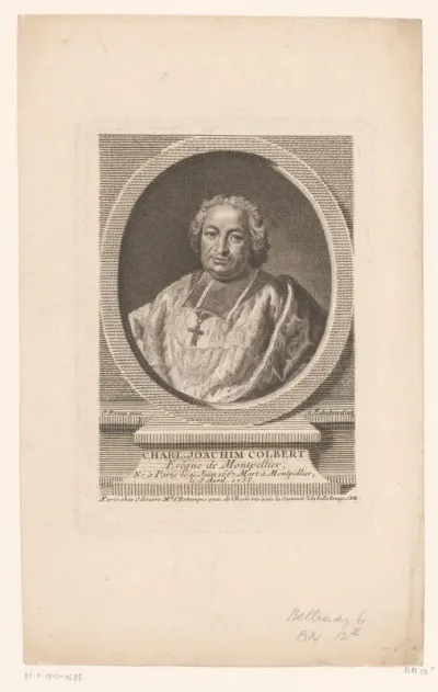 Portret van Charles-Joachim Colbert de Croissy