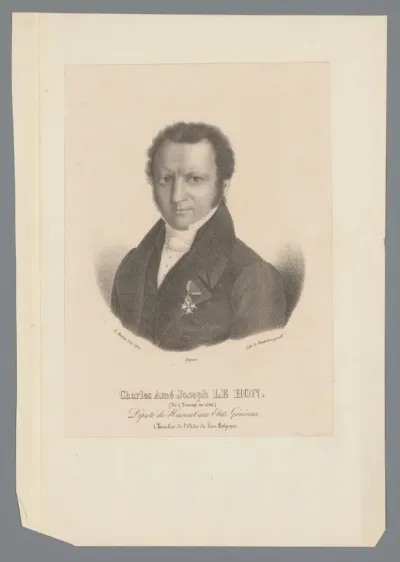Portret van Charles Le Hon