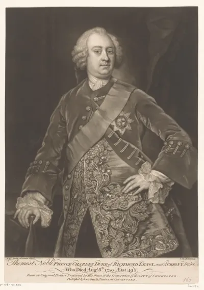 Portret van Charles Lennox