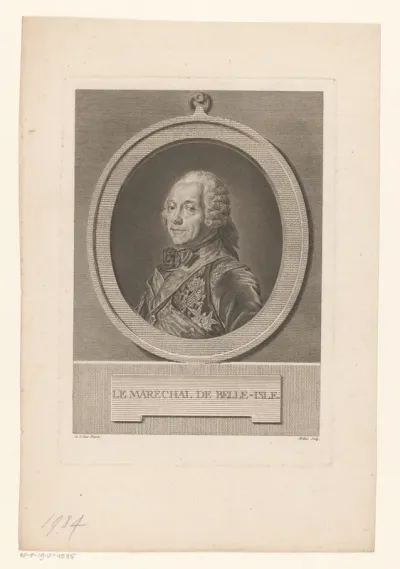 Portret van Charles Louis Auguste Fouquet, duc de Belle-Isle