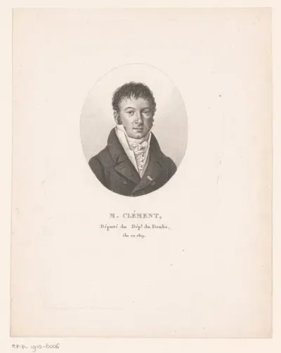 Portret van Charles-Louis Clément