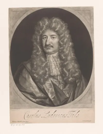 Portret van Charles Louis Fels