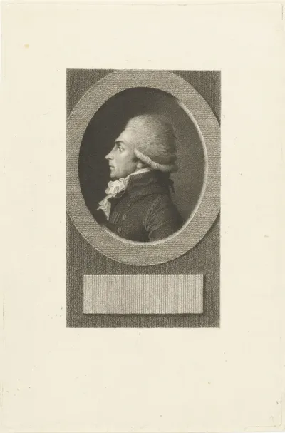 Portret van Charles Malo François Lameth
