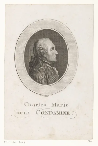 Portret van Charles-Marie de La Condamine