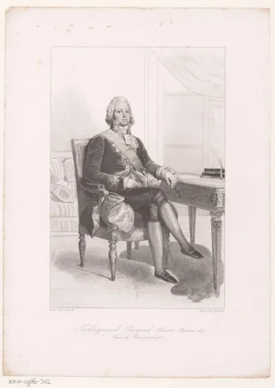 Portret van Charles Maurice de Talleyrand-Périgord