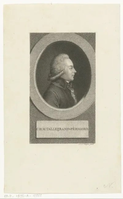 Portret van Charles Maurice de Talleyrand-Périgord