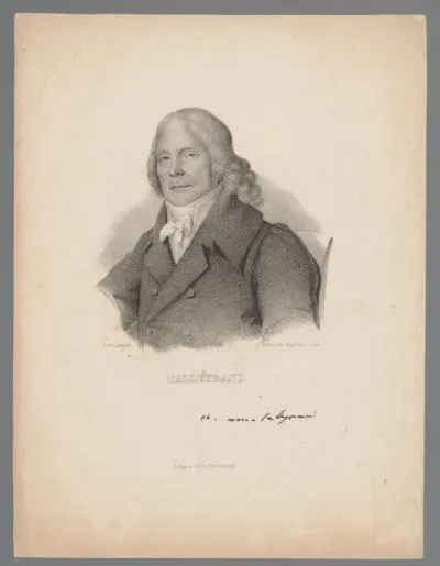 Portret van Charles Maurice hertog van Talleyrand-Périgord