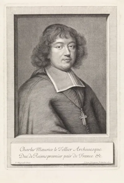 Portret van Charles-Maurice le Tellier, aartsbisschop van Reims