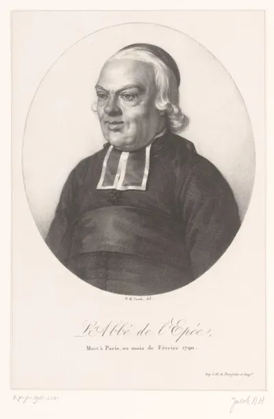 Portret van Charles-Michel de L'Épée