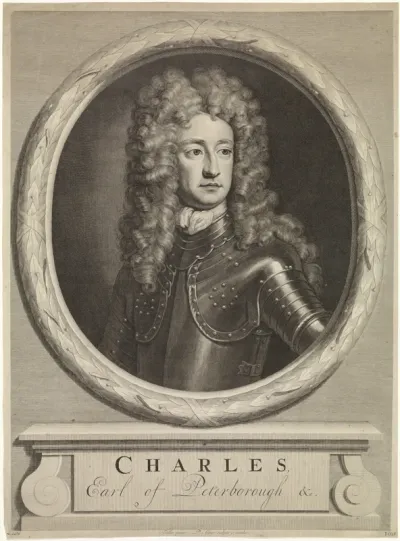 Portret van Charles Mordaunt, graaf van Peterborough en Monmouth