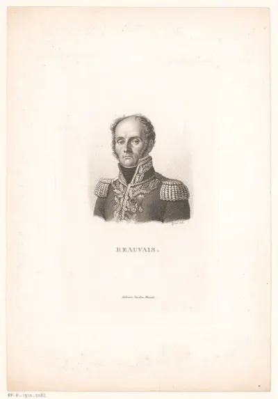 Portret van Charles Nicolas Beauvais de Préau