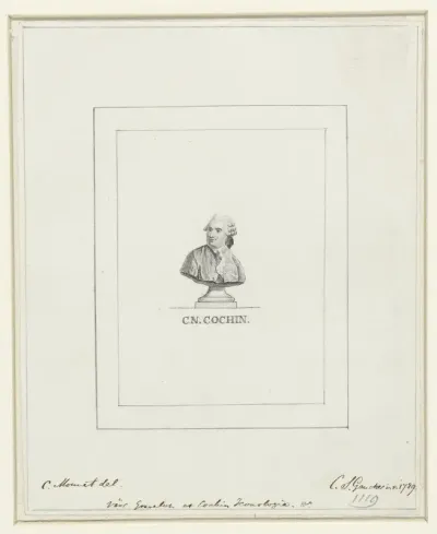 Portret van Charles Nicolas Cochin