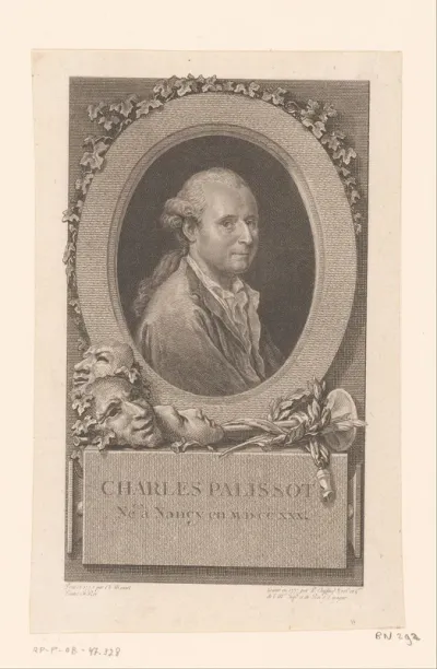 Portret van Charles Palissot de Montenoy