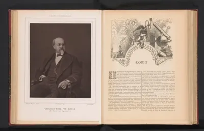 Portret van Charles-Philippe Robin