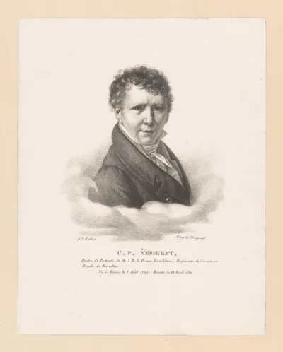 Portret van Charles Pièrre Verhulst
