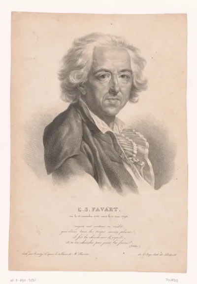 Portret van Charles-Simon Favart
