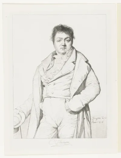 Portret van Charles Thévenin