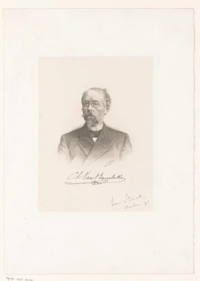 Portret van Charles van Bambeke