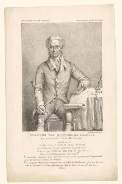 Portret van Charles van Schorel de Wilryck