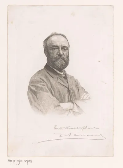 Portret van Charles Verlat
