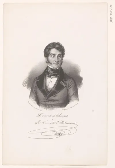 Portret van Charles-Victor Prévost d'Arlincourt