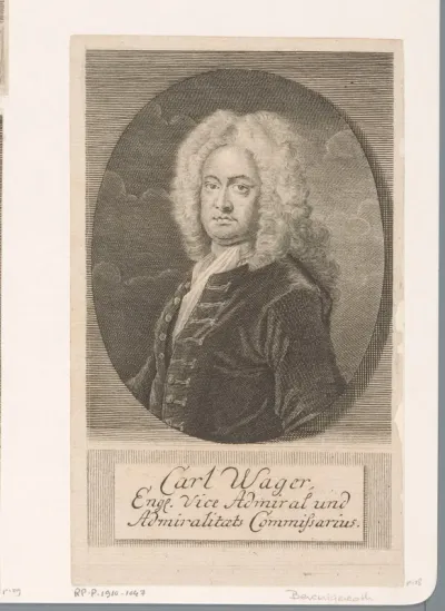 Portret van Charles Wager