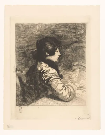Portret van Charlotte Besnard