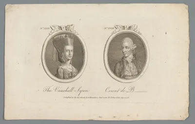 Portret van Charlotte Brent en Ludovico di Belgiojoso