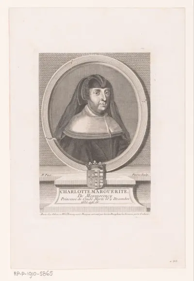 Portret van Charlotte Marguerite de Montmorency