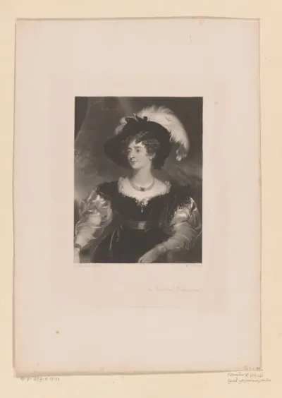 Portret van Charlotte Percy, hertogin van Northumberland
