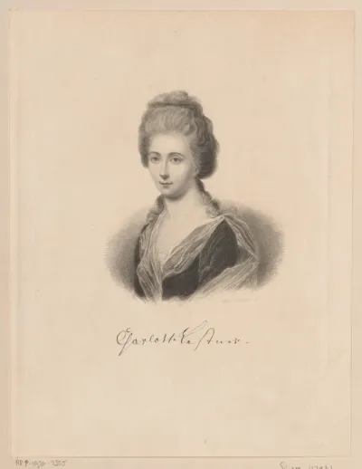 Portret van Charlotte Sophie Henriette Buff