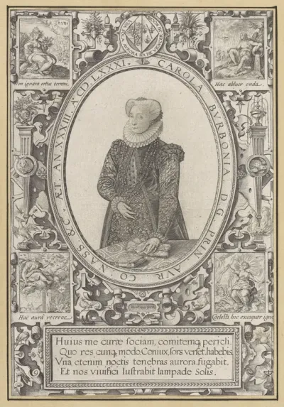 Portret van Charlotte van Bourbon