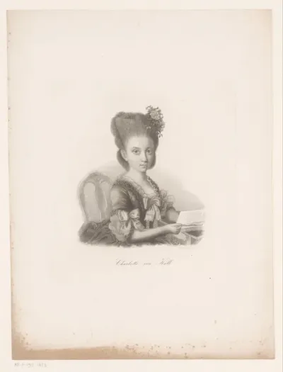 Portret van Charlotte von Kalb