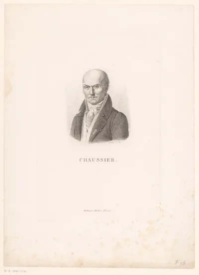 Portret van Chaussier