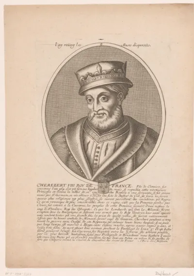 Portret van Cherebert VIII van Frankrijk