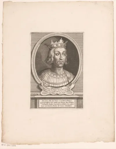 Portret van Childebert III