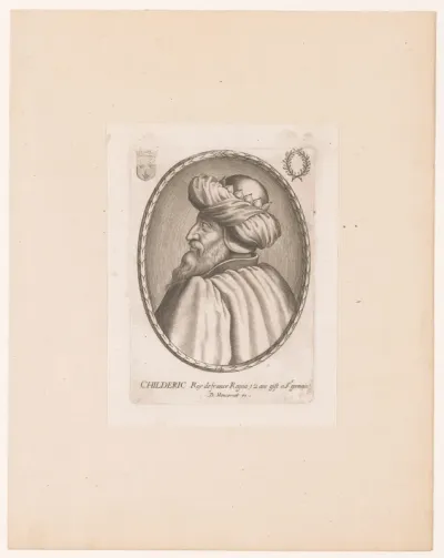 Portret van Childerik I van Frankrijk