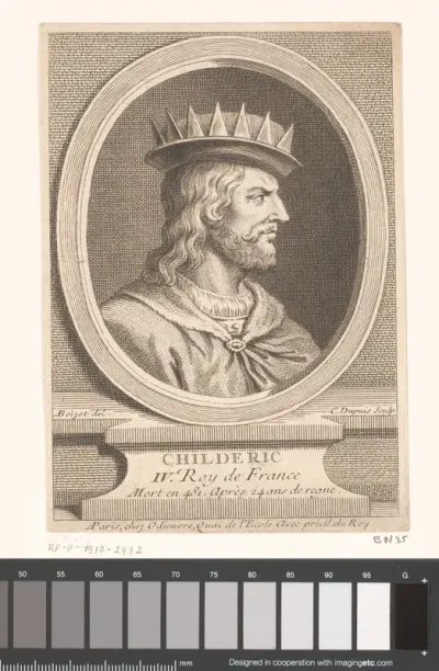 Portret van Childerik I