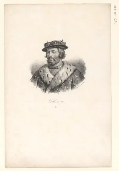 Portret van Childerik III